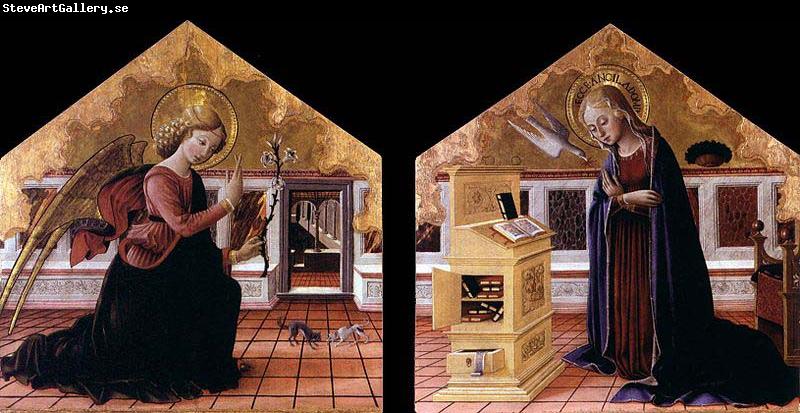 Bartolomeo Caporali The Annunciation